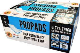 Propads 860004063841 50 Count Disposable Bed Pads 36x36 Inch Extra Large Underpads For Incontinen