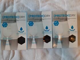 1167177 Protechdry Protech Dry Washable Incontinence Cotton Underwear Boxer Brief 3 Pair Size Small