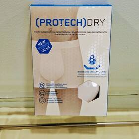 25-11-1128 Protechdry Protech Dry Underwear For Incontinence Urinary Losses Washable Men Size L White