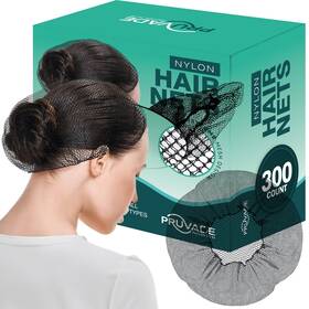 Pruvade 840377401655 Nylon Hair Nets For Women And Men 300 Pack 24 Inch Honeycomb Mesh Net Fo