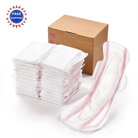 Purcomfy 739804532966 Postpartum Pads 24 Count Premium Wings Large Maximum Absorbency