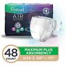 Pvar014ec Air Maximum Plus Absorbency Stretchable Incontinence Diapers Size 090891947317