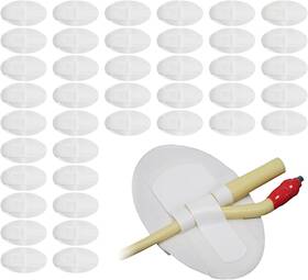 Qintan 313050680673 40pcs Catheter Stabilization Device Foley Leg Bag Holder With Adhesive Hook And L