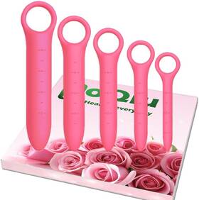 Qoqiu 445024918949 5-pack Silicone Dilators For Pelvic Floor Women With Fine Scales Wan
