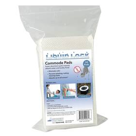Quick Dam 810959022301 Super Absorbent Commode Pads For Bedside Commodes Bedpans And Potty Training