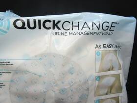 Uim2050 Quickchange Mens Incontinence Wrap Maximum Absorbency One Size 50 Count Sealed