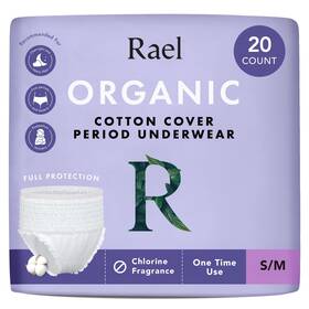 Rael 810027132680 Disposable Underwear For Women Organic Cotton Cover - Postpartum