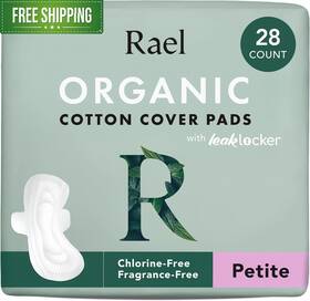 Bd15738 Rael Pads For Women Organic Cotton Cover - Period Pad 28 Count Pack Of 1