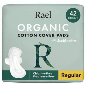 Rael-rg-03-v Rael Feminine Care Organic Cotton Pads Moderate Absorbency Women Cover
