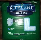 Rc15dyn Medline Fitright Disposable Briefs Diapers Underwear Size Large Guard Unisex