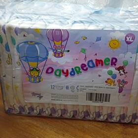 X0040rlysr Rearz Daydreamer Adult Diapers Mega 11l Xl White Multicolor 12 Pack