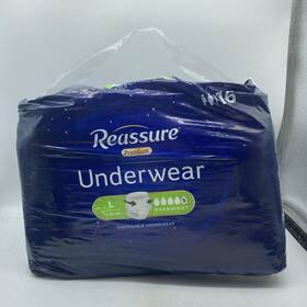 Reassure 072540521277 Premium Overnight Underwear Briefs Size Large Quantity 16