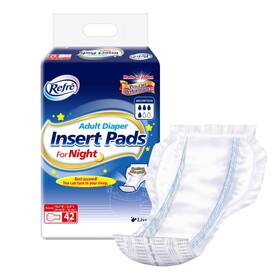 Refr 904585128745 Adult Diaper Insert Pads For Night - Unisex Protective Underwear Liners O