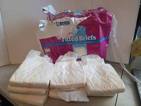 90s-2000s Revco 440222633646 Vintage Fitted Briefs Plastic - Small New Open Bag 24 Pk