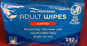 Rite Aid 011822520669 Pre-moistened Adult Wipes