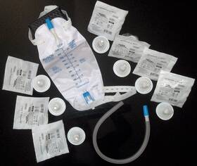 7-condom Rochester Medical / Bard 080111501023 Complete Kit Urinary Incontinence One-week Catheters External