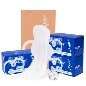 Rpe Life 742404602908 100% Organic Super Long Overnight Pads Extra Size 6 30ct