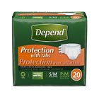 S-m Depend Protection With Tabs 772195350658
