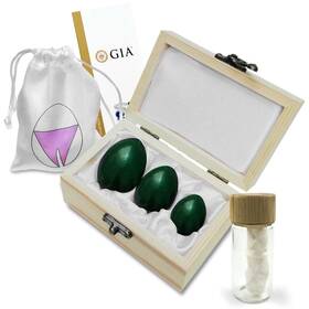 Sacred Weapon 728360436771 Gia Certified Yoni Stones Nephrite Jade Set Of 3 Pelvic Floor Exercise Devi