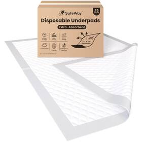 Swx37x54 Safeway 37 X 54 Underpads - Premium Disposable Waterproof Bed Pads For Adults