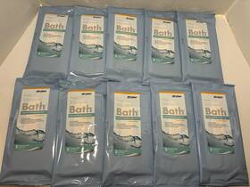 Sage 618029790941 Rinsefree Bath Wipe Impreva Soft Pack Unscented 10 Packets 5 Count By