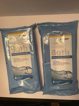 Sage 699618333251 Essential Bath Cleansing Washcloths 8 Per Pack 2 Packs 16 Total