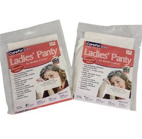 5025h-sm Salk Lot Of 2 Carefor Ultra Ladiesft Panties Size S Bladder Odor Control White