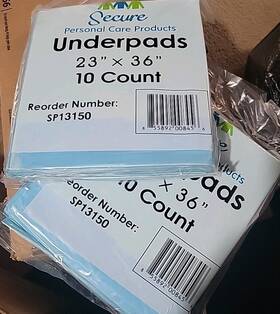 Secure 855892008456 Set Of 2 Disposable Under-pads 23 Inch X 36 20 Count In All