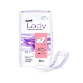 Seni 877353000342 Inch Lady Light Bladder Control Pads Regular 8.9 Discreet And Breathable