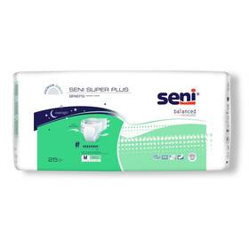 Seni 877353000496 Super Plus Adult Incontinence Brief M Heavy Absorbency Breathable / Overnight S