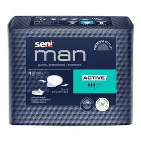 S-a015-us1 Seni Man Active Guards Male Incontinence Bladder Control Pads 8-9/10 Inch X 10-3/5