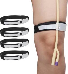 Shenzhen Yixia Trading Company Limited 711181644845 4pcs Catheter Leg Strap Foley Holder Urinary Legband Tu