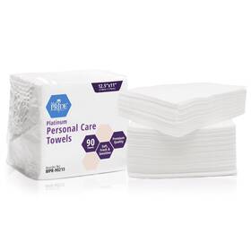 Shield Line 313099324354 Med Pride Platinum Personal Care Towels 90 Pack - Ultra Soft Dry Wipes- Dispos