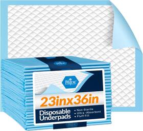 Shield Line 445002063074 Med Pride Disposable Underpads 23ftft X 36ftft 25-count Incontinence Pads Chux