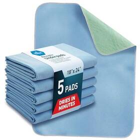 90601 Shield Line Reusable Bed Liners Washable Pee Pads For Kids Bedwetting High Absorbency