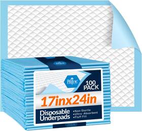 As0089 Shield Line Medpride Disposable Underpads 17ftft X 24ftft 100-count Incontinence Pads Bed Cov
