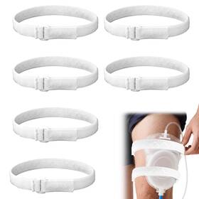 1089620 Sinbana 6 Pcs Catheter Leg Bag Straps Adjustable Anti-slip Holder Post-surgery