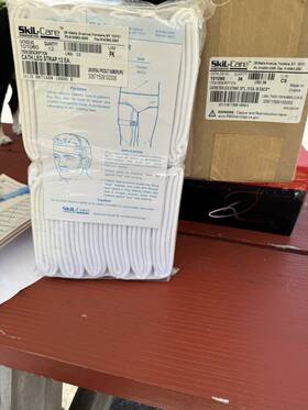 101090 Skil-care Catheter Leg Strap 30 Inch L 12 Per Package 36 Pieces Total See Pictures