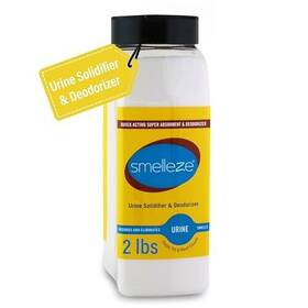Smelleze 615760500167 Urine Super Absorbent Solidifier And Deodorizer 2 Lb. Granules Rapidly