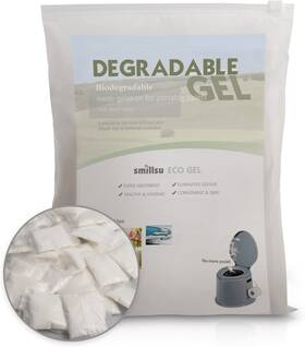 Smillsu 744110282030 Urine Super Absorbent Solidifier - 50 Pack Pee Powder Liquid Waste Gelling An