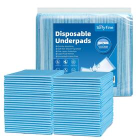 Sofyfine 760627883195 100 Count Premium Chucks Pads 22 Inch X23 Disposable Ultra Absorbent Adults Inco