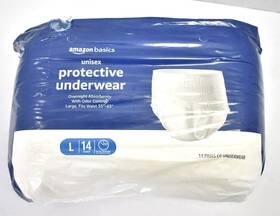 Solimo 195515013772 Adult Diaper Protective Underwear For Men/women Large Size 14 Pack Solimo 195515013772 Adult Diaper Protective Underwear For Men/women Large Size 14 Pack