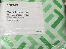 Solimo 842379107894 Amazon Brand - Incontinence Underwear For Men Maximum Absorbency Small Solimo 842379107894 Amazon Brand - Incontinence Underwear For Men Maximum Absorbency Small