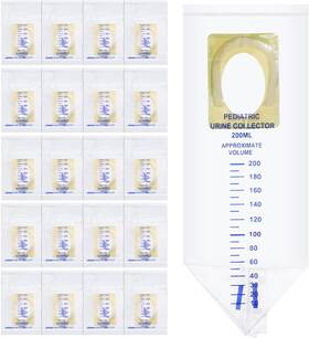 Sosation 313109877870 20 Pcs Pediatric Urine Bag Collectors Clear Catcher Pouch Individ Sosation 313109877870 20 Pcs Pediatric Urine Bag Collectors Clear Catcher Pouch Individ