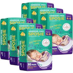 78308103 Sposie Booster Pads For Overnight Diaper Leak Protection - 180ct