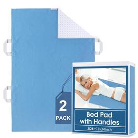 Usbc10761 Springspirit Positioning Bed Pad With 4 Handles 2 Pack Washable And Reusable Pee Pads Inco