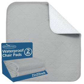 Usbc11233 Springspirit Waterproof Chair Pads For Incontinence Washable 22ftft X 21ftft 2 Pack Absorbent