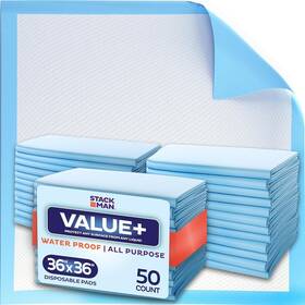 Stack Man 313027991986 Chucks Pads Disposable 36 X Underpads 50-pack Incontinence Chux Absorb