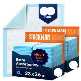 A63g4h7cg Stack Man Chucks Pads Disposable Adult Incontinence Underpads 23 Inch X36 X Large Bed