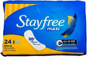 Ppax1197500 Stayfree Reg Maxi Pad 24c Size 24ct Regular 24 Count Pack Of 1